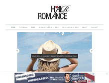 Tablet Screenshot of hairromance.com